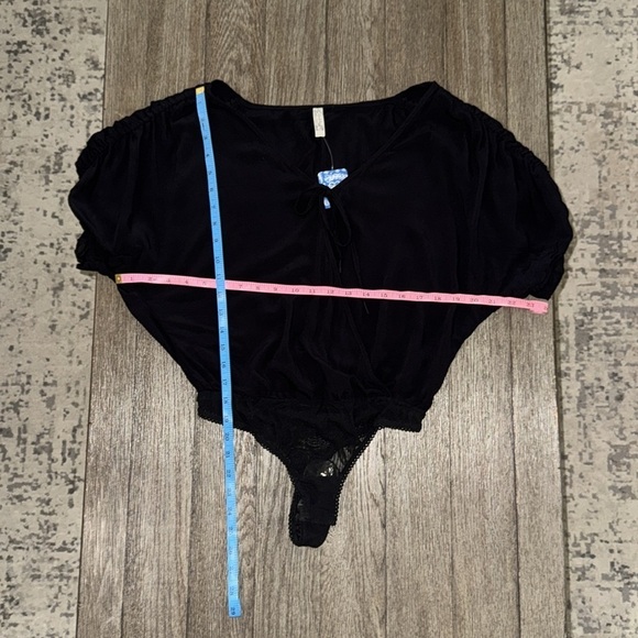 Intimately Free People Cleo Black Thong Bodysuit - Picture 13 of 15